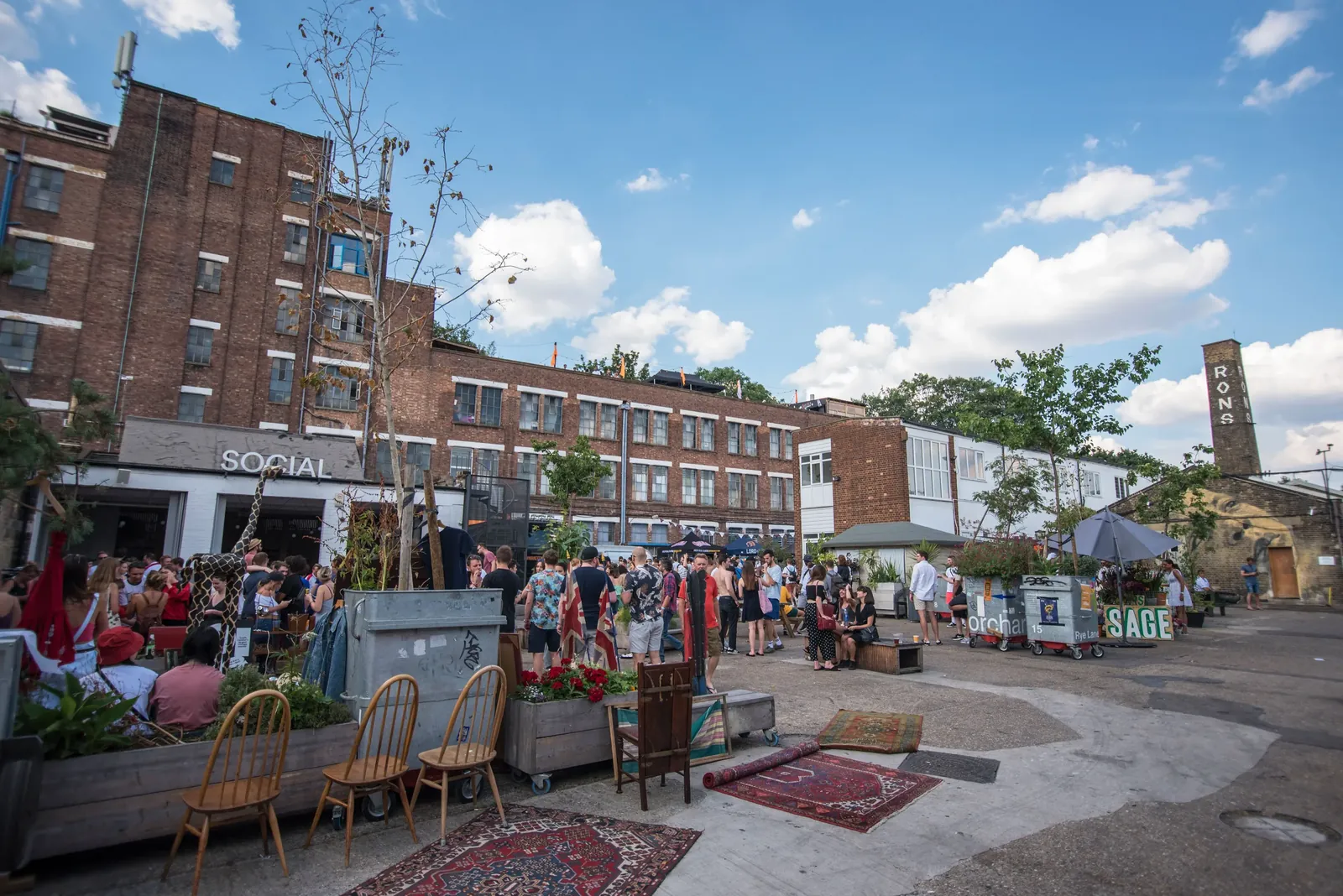 Inside Peckham’s Cultural Quarter.
